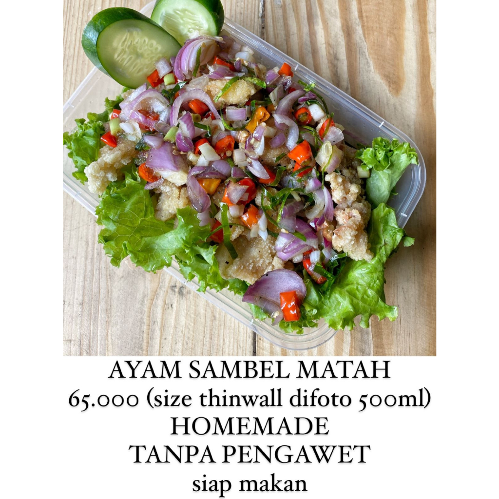 

Ayam Sambel Geprek Kemasan 500ml - Homemade - Ready Setiap Hari