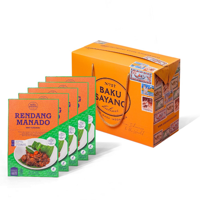 

Rendang Manado (Pack of 5) - Siap Makan/Siap Saji/Ready to Eat/Makanan Instan