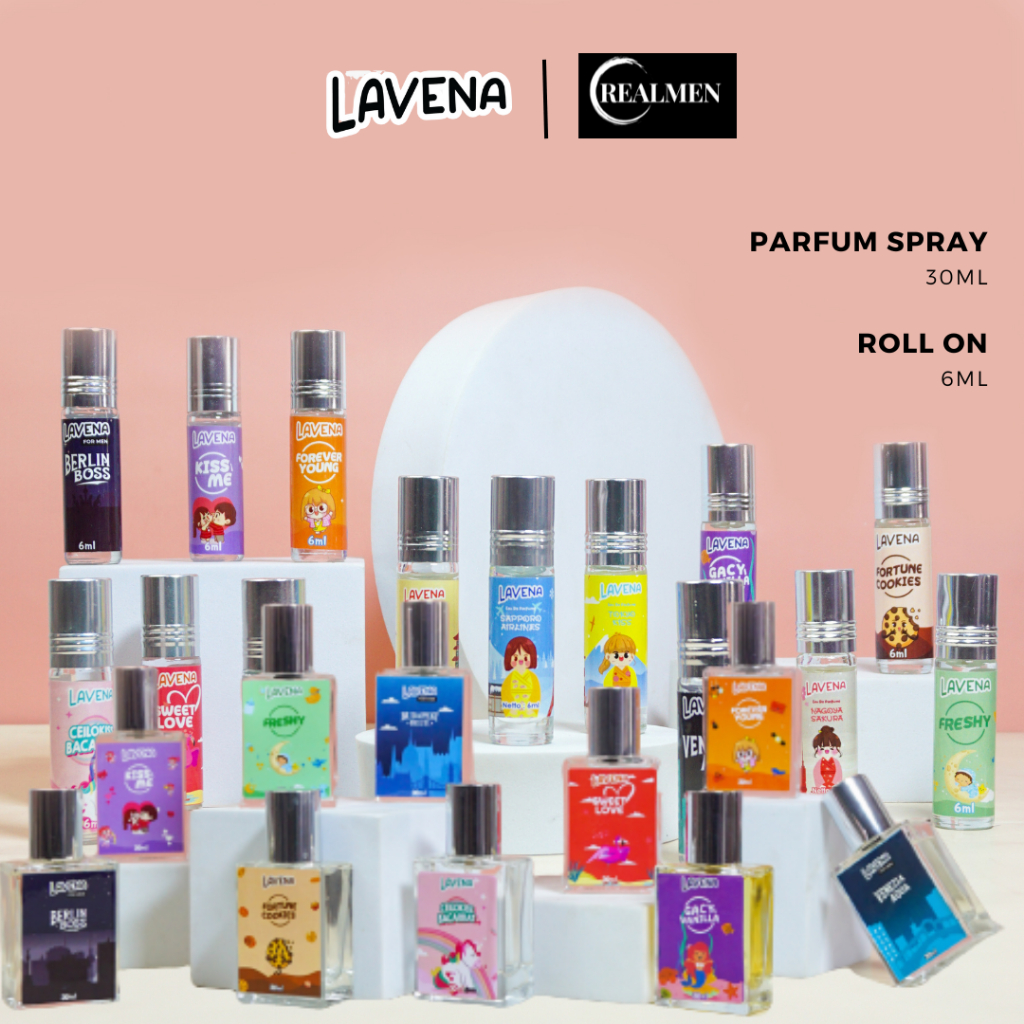 ❤ LAVENA Eau De Cologne PARFUM 6ml dan 30ml | LAVENA FOR MEN PARFUM WANITA &amp; PRIA | MEN PERFUME MASKULIN [BPOM]