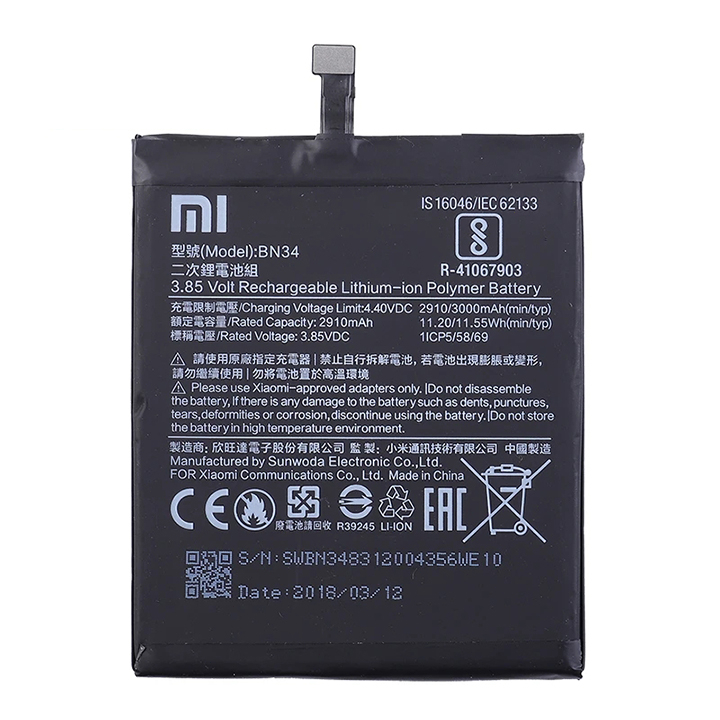 [100% Baru] Baterai Battery Batre Xiaomi Redmi 5A ORIGINAL
