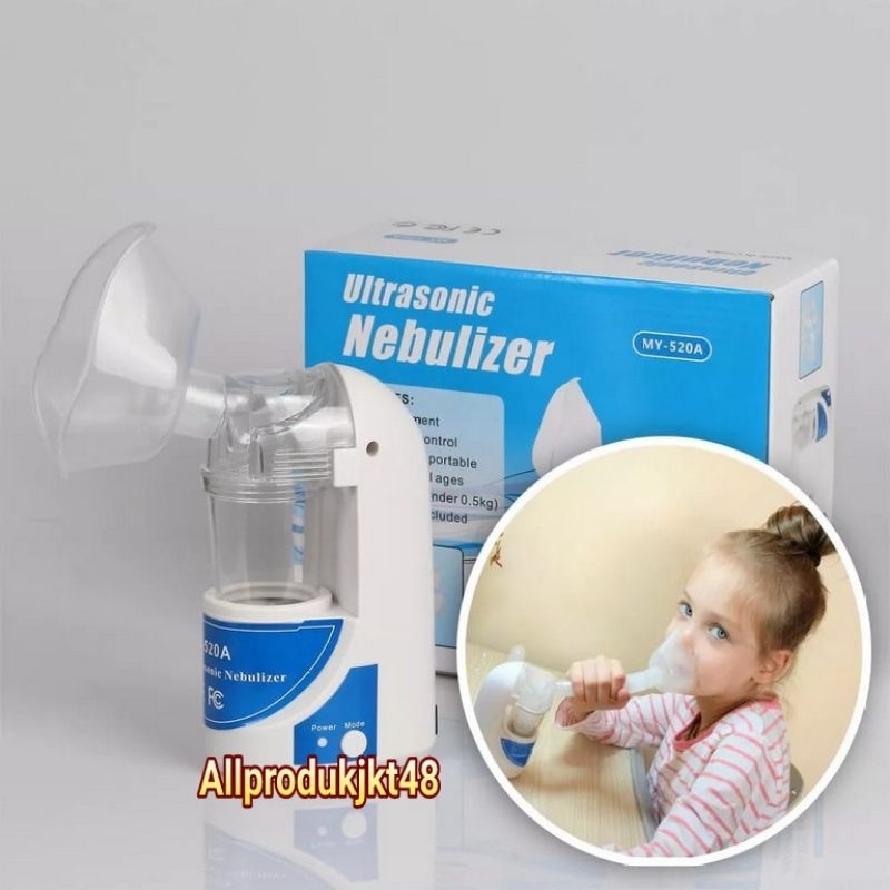 Alat Terapi Pernafasan Asma Nebulizer Portable Ultrasonic Nebulizer