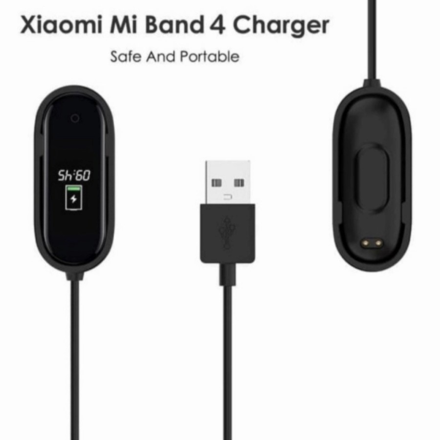 Kabel Charger Xiaomi Mi Band 3 / 4 / 5 / 6 / 7 Cable Cas USB Jam MiBand Smart Bracelet