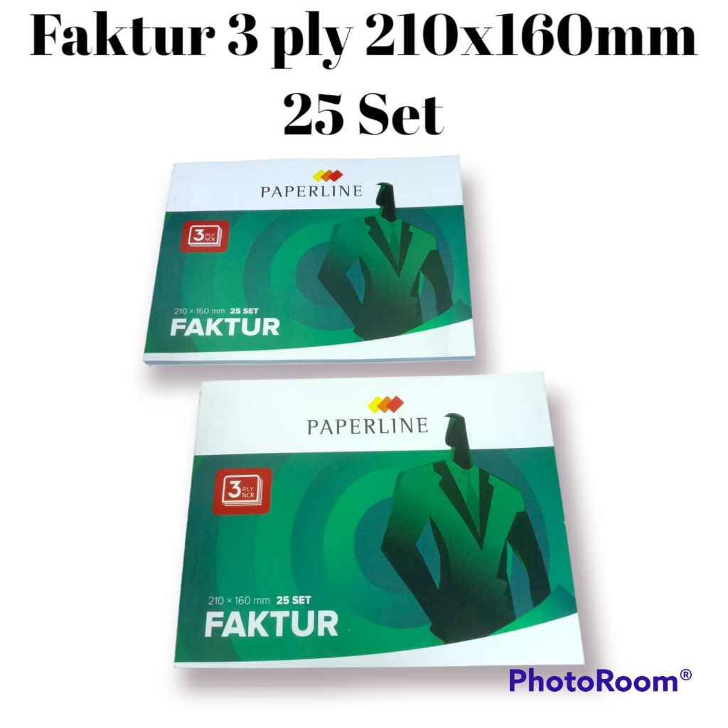 

BUKU FAKTUR PAPERLINE UKURAN BESAR 3 PLY ISI 25 SET FR B3 NCR