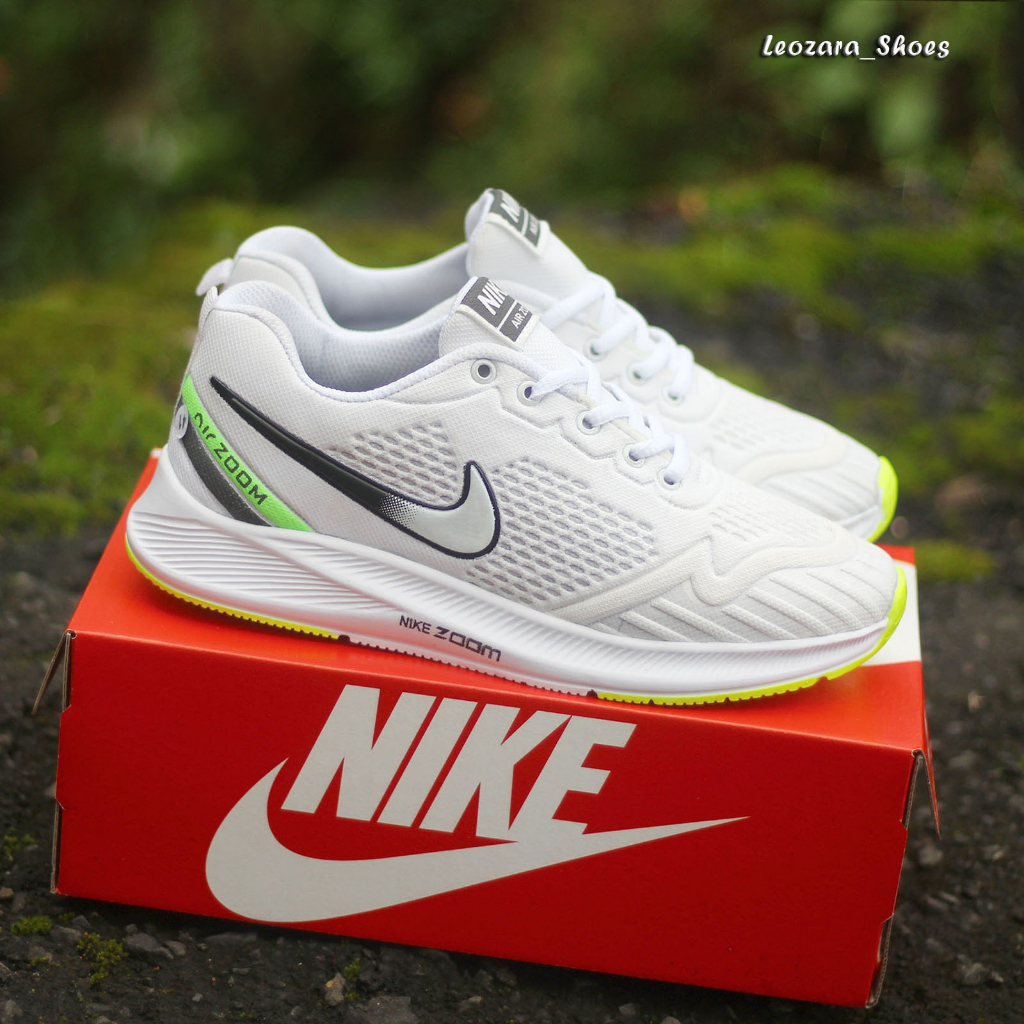 Sepatu Pria Olahraga Running Outdoor Jogging Jalan Santai Nike Zoom Flyknit Racer Turbo