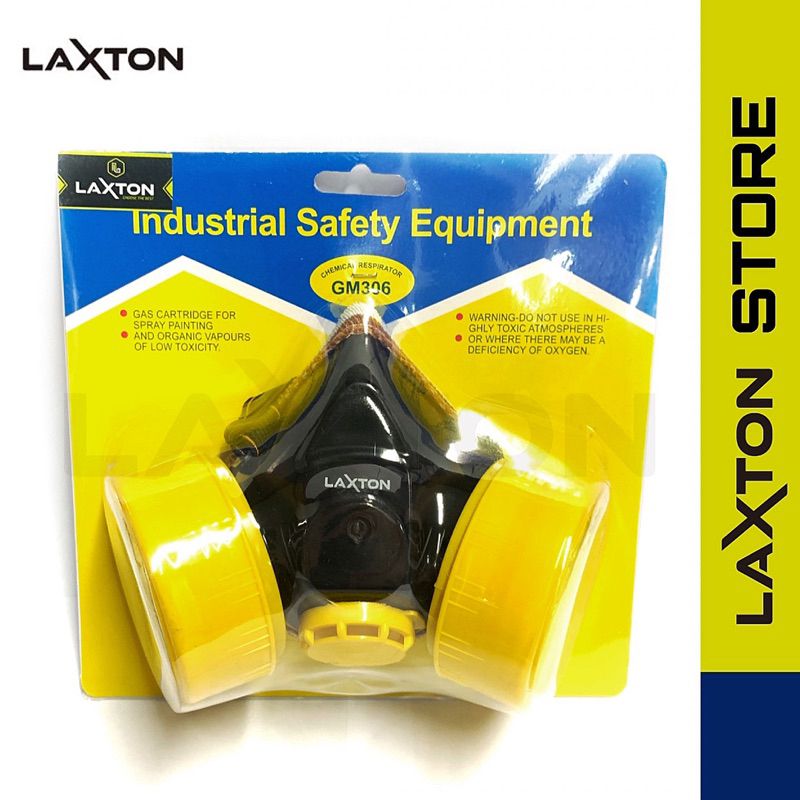 LAXTON Masker Obat Double Dobel Anti Polusi Chemical Respirator Kimia Industri L10-002