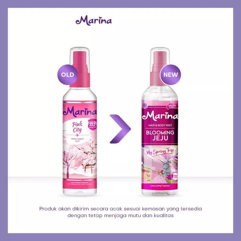 Marina Hair &amp; Body Mist 100ml ~ Original 100%