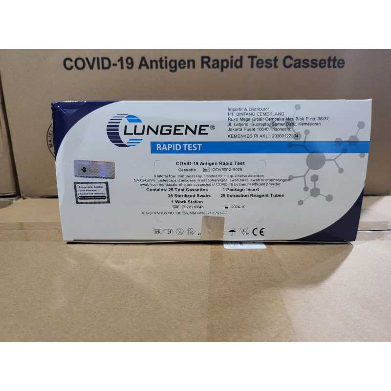 Lungene Swab Antigen Izin Kemenkes AKL original Impor