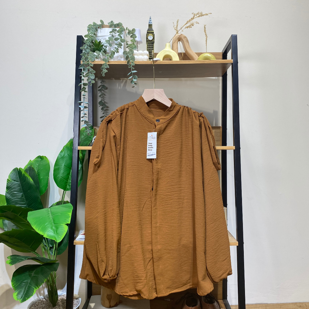 SANI TOP BLOUSE - BLOUSE SERUT AIRFLOW - BLOUSE CRINCLE