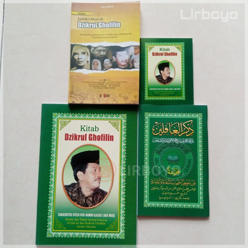 ASLI paket lengkap buku Kitab Dzikrul Ghofilin Gus miek ukuran saku sedang besar tokoh jantiko manta
