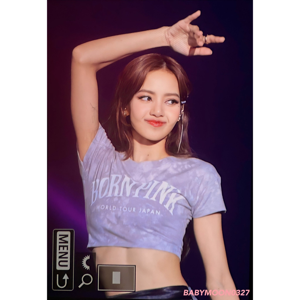 [EKSKLUSIF] CROP TOP TIE DYE GREY WORLD TOUR JAPAN