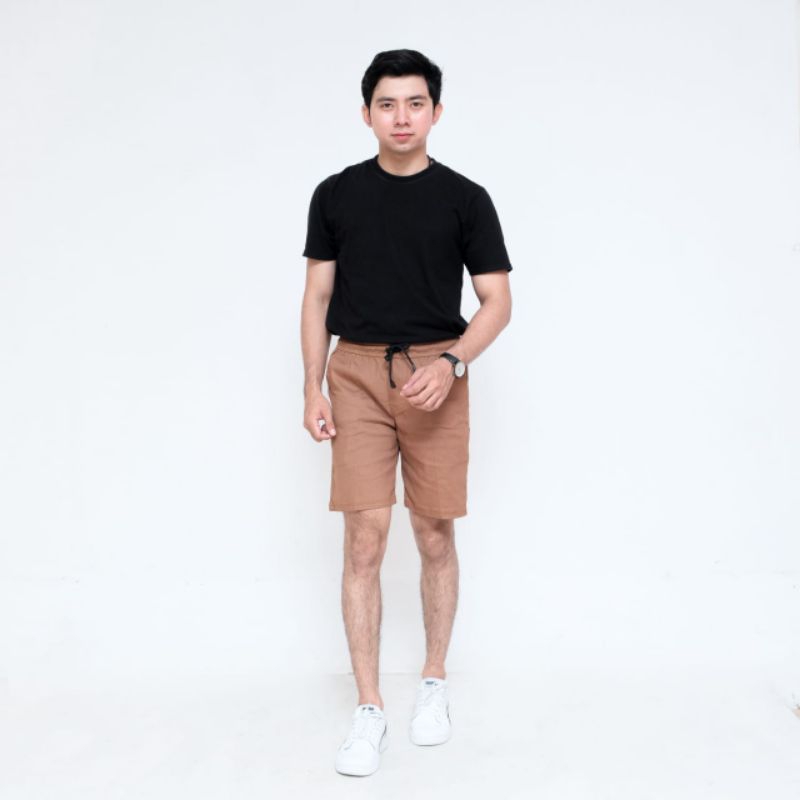 BOARDSHORT Celana Pendek Pria Terbaru Model Kolor Rip Atas Lutut BISA COD size 27-38 5 Warna Chino Pendek Hitam Chino Pendek Abu Chino Pendek Cream Chino Pria Pendek Army Chinos Pendek Mocca TERLARIS