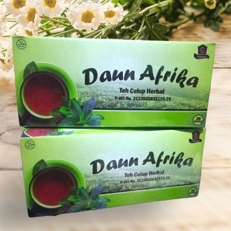 COD Teh Celup Daun Afrika | Teh Herbal Daun Afrika isi 20 Sachet