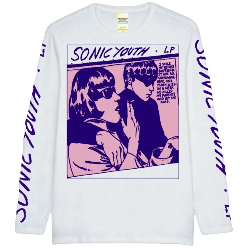 TSHIRT MUSIC KAOS BAND SONIC YOUTH - TUNIC LONG SLEEVE