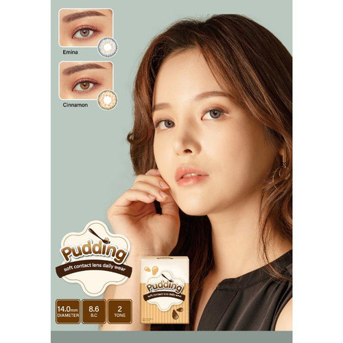 SOFTLENS PUDDING EMINA BY EOS MINUS 0.50 S.D -10.00 DIA 14.00MM