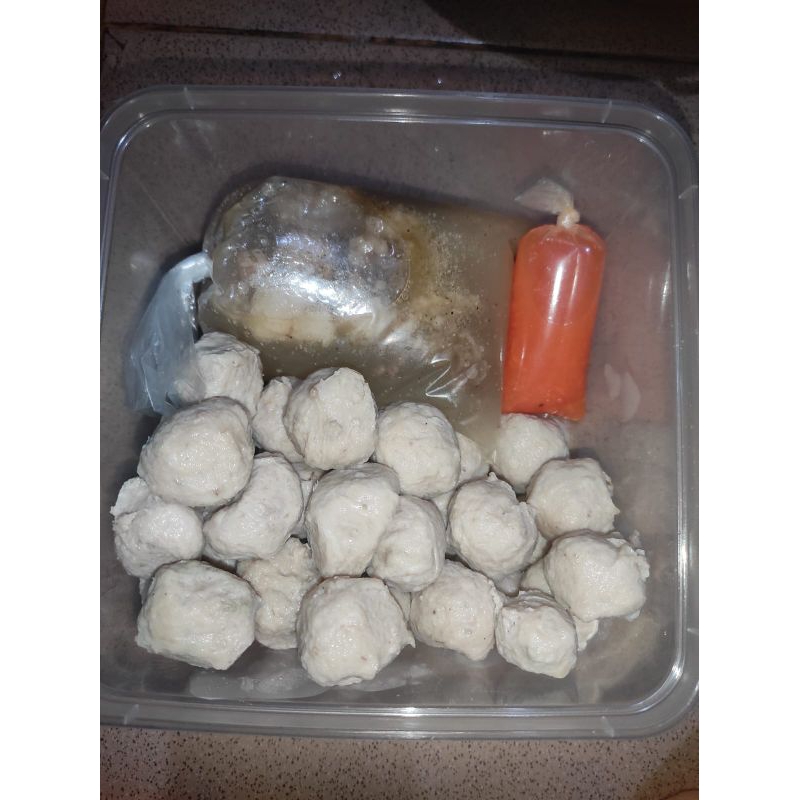 

Bakso Daging Homemade Frozen + Kaldu + Tetelan
