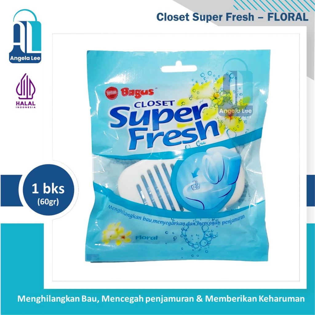 Bagus Closet Super Fresh Kamper Pengharum Kloset Duduk Toilet 60gr