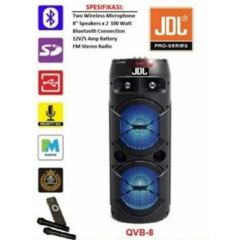 JDL SPEAKER WIRELESS QVB 8