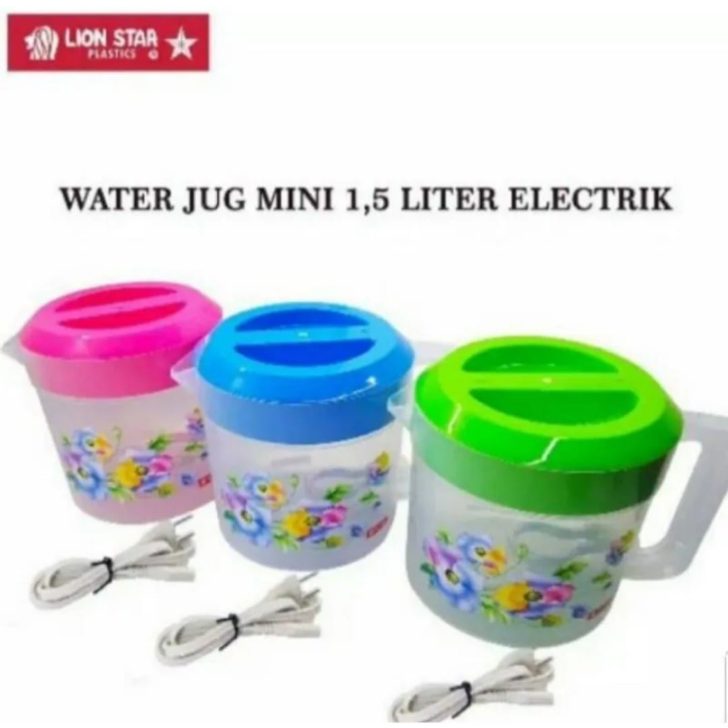 Lionstar Lion Star Water Jug Teko Listrik 1.5L Pemanas Air