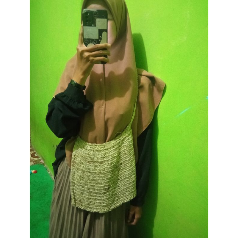 tas noken kulit serat jumbo/tas noken asli papua/tas noken bagus/tas noken murah