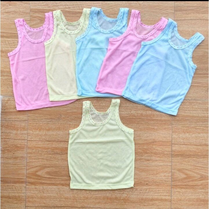 (M L XL 3L) GROSIR 12 PCS SINGLET KAOS KUTANG ANAK / KAOS DALAM ANAK LUSINAN OBRAL KIKI