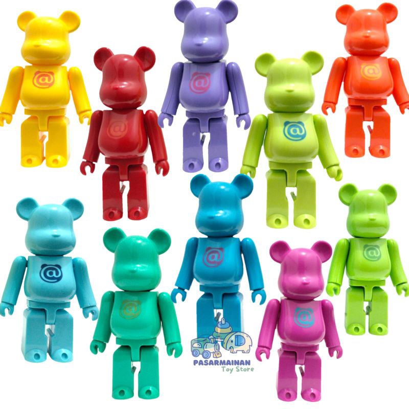 Figure Bearbrick Caterpillar Doll Series Set 10 Mainan Miniatur Pajangan Topper