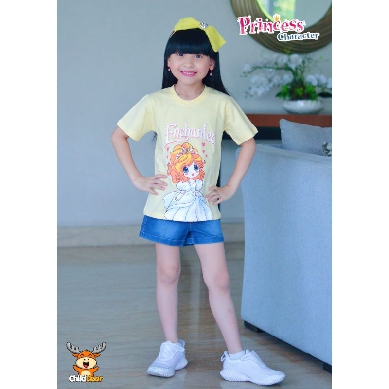 KAOS ANAK PRINCESS CHARACTER /KAOS ANAK / KAOS BRANDED / BAJU ANAK BRANDED / KAOS ANAK BRANDED