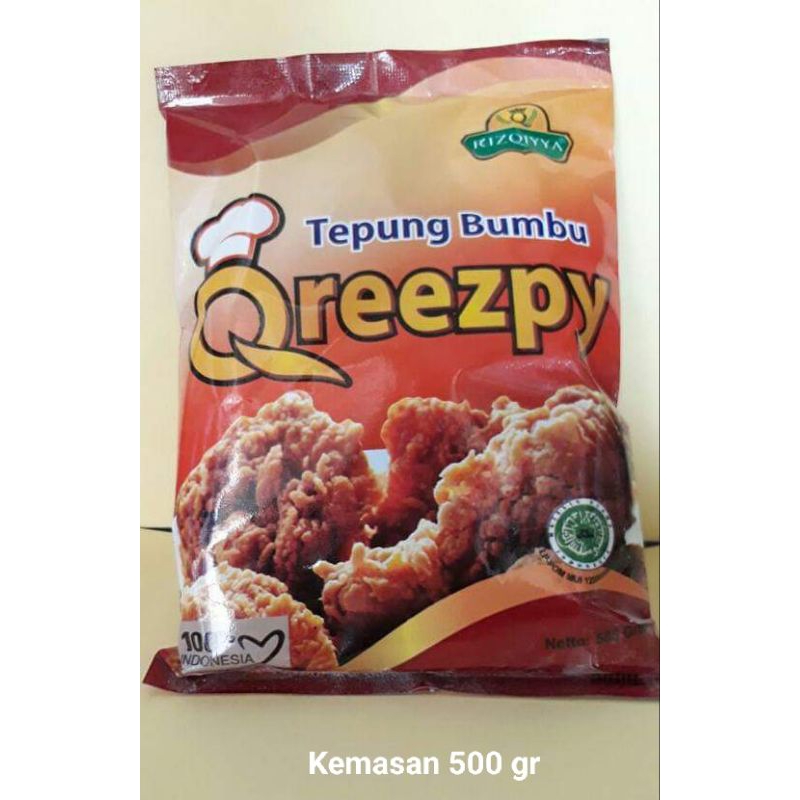

Tepung qreezpy no MSG kemasan 500 gr
