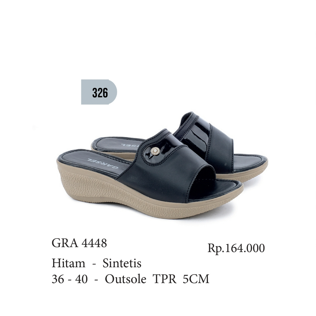 promo sandal wanita murah,sandal wedges wanita GRA4448