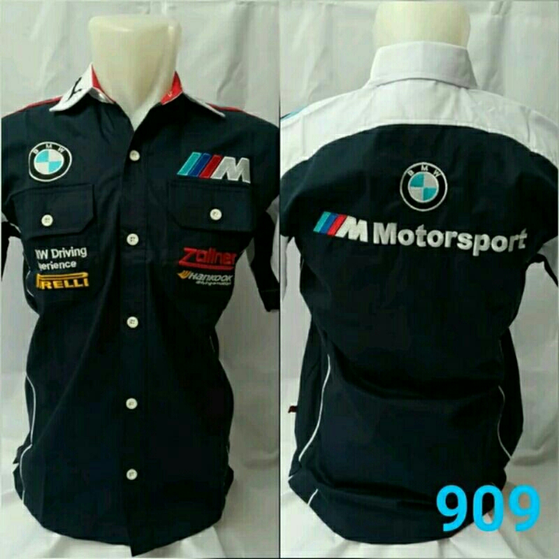 Kemeja BMW Motorsport - M Power - Pirelli - Hankook - Baju F1 2020 - Original - Formula One - Bikers