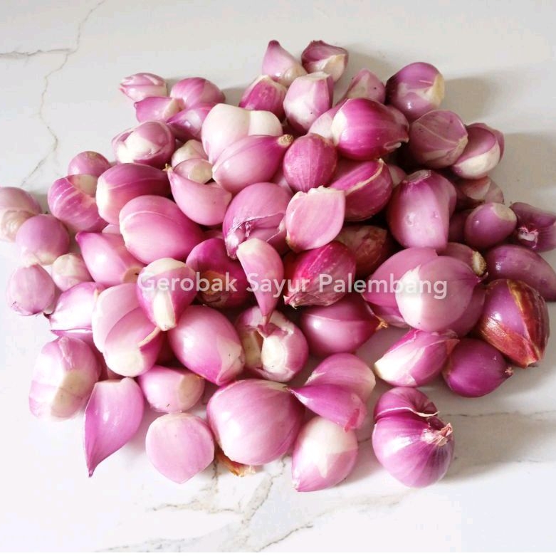 

Bawang Merah Kupas 250 gr Gerobak Sayur Palembang