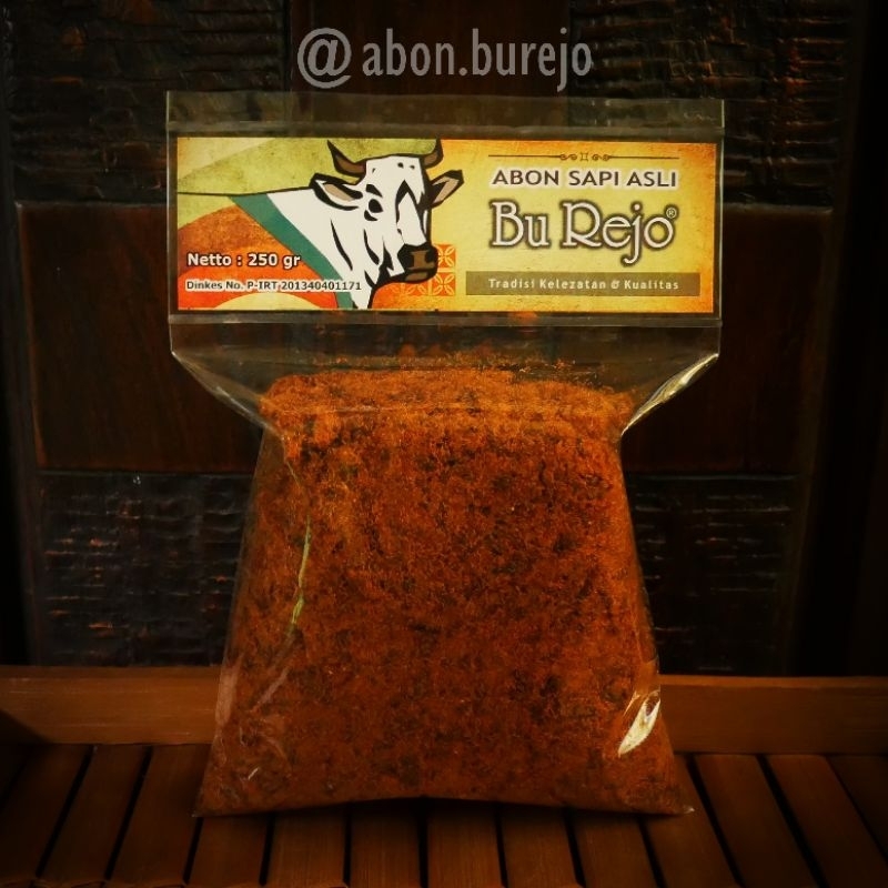 

Abon Sapi Asli "Bu Rejo"- Original 250gr