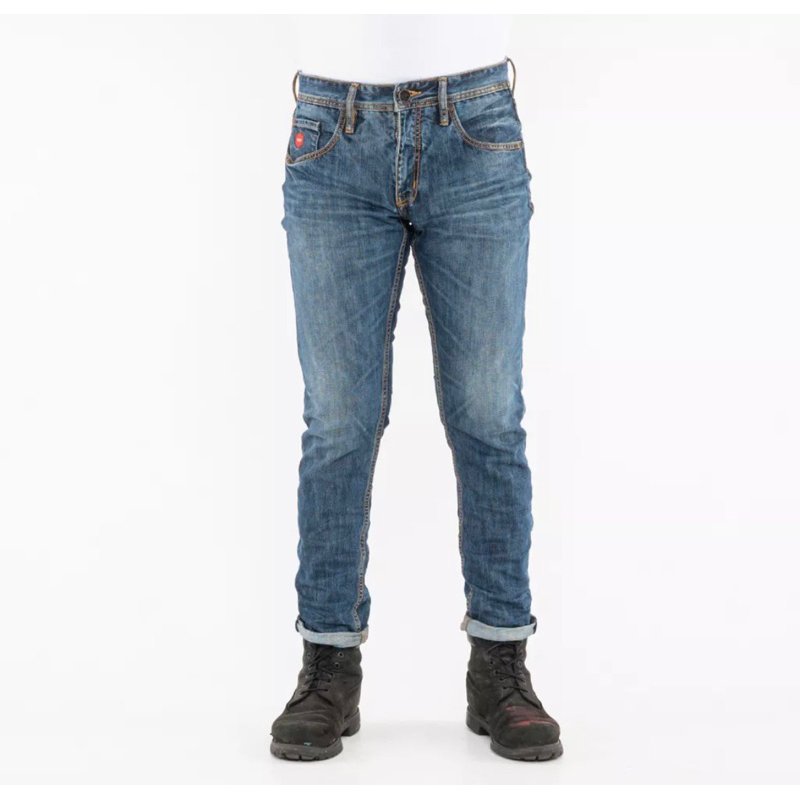 Celana Ori Oxygen Denim 401NS Core Slim Fit Jeans  - Medium Blue