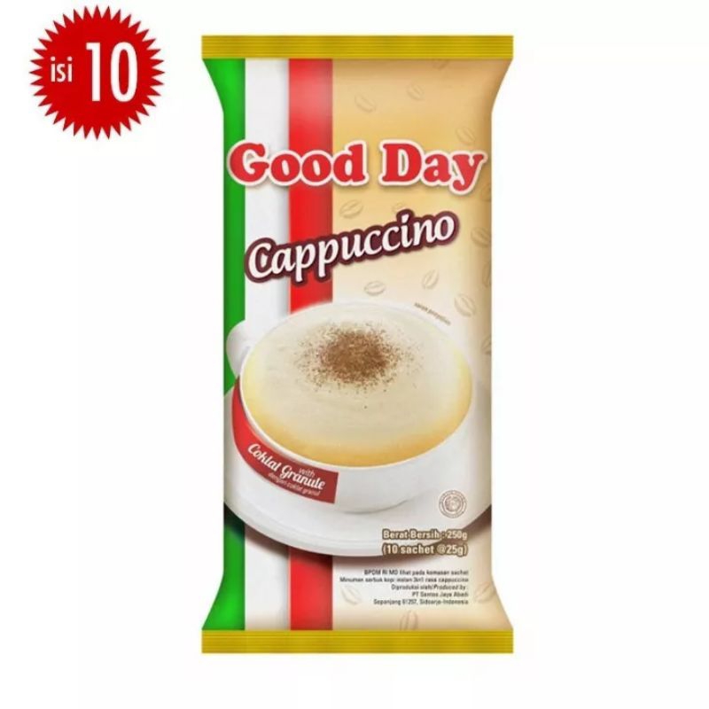 

Goodday cappucino isi 10 sachet