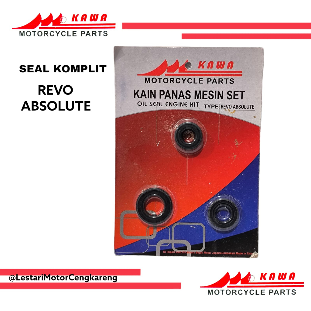 SIL OLI SEAL KIT SET KOMPLIT HONDA REVO ABSOLUTE BLADE KWB KAWA