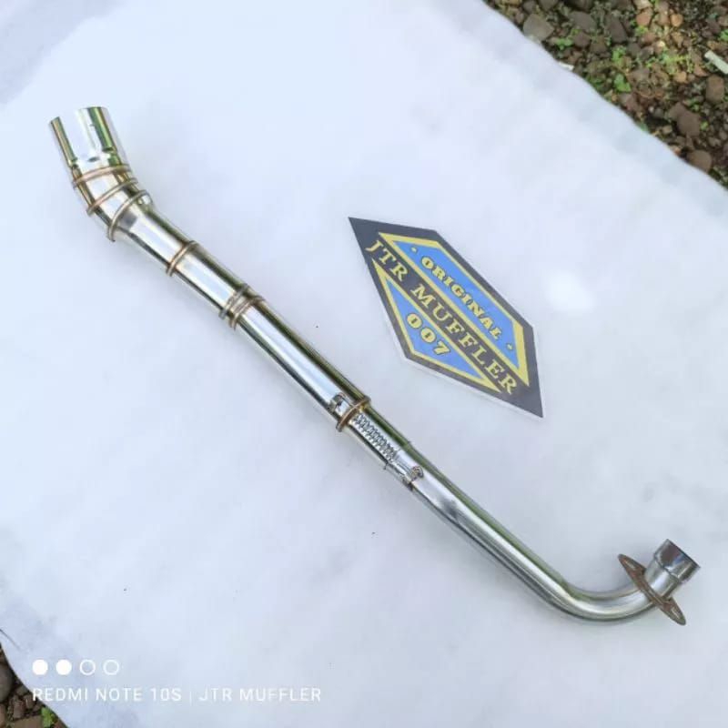 leher knalpot standar motor kharisma blade Revo absolute