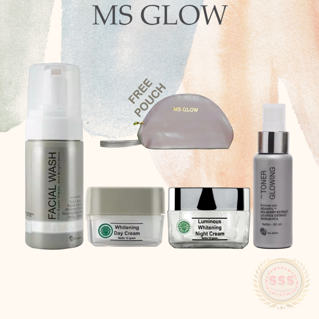 MS GLOW Paket Luminous Paket Wajah Original Bpom