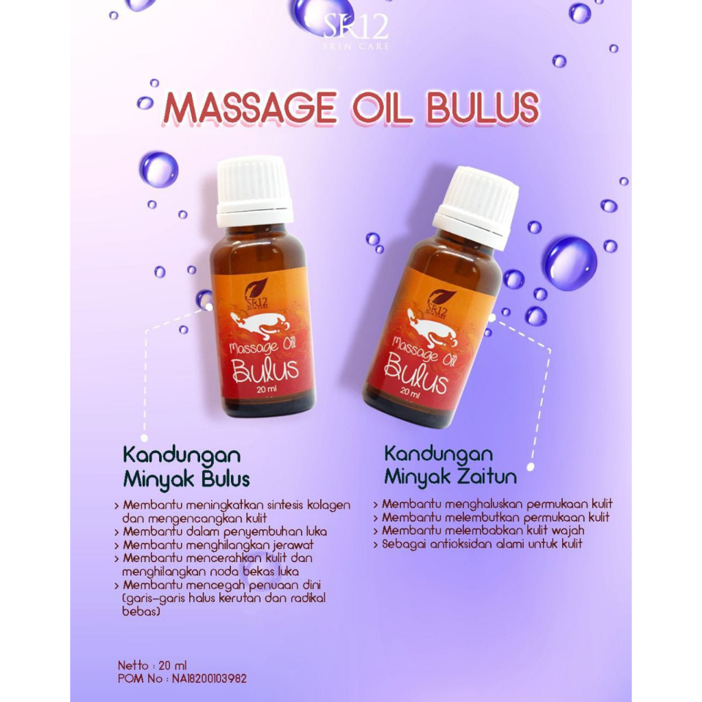 Sr12 Minyak Bulus Massage Oil