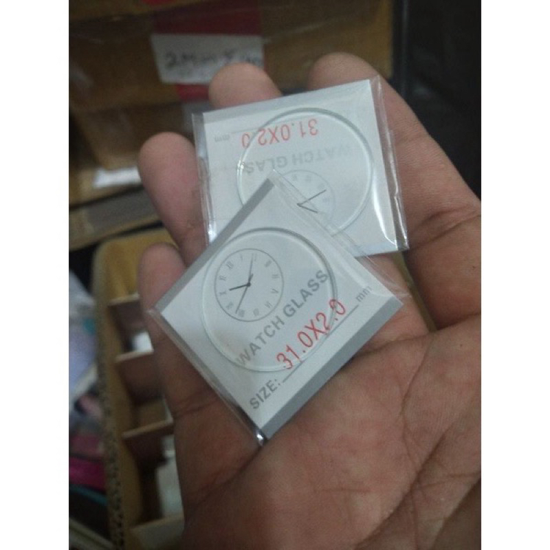 kaca jam tangan tebal 2mm alat service jam tangan
