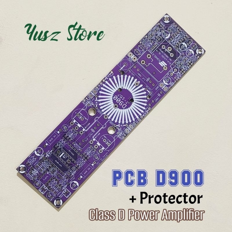PCB D900 + Protector Dobel layer Class D power amplifier