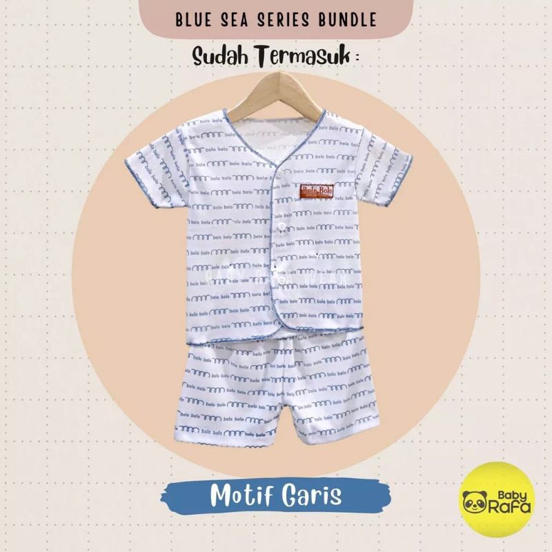 [rumahbayipdg] Stelan baju bayi 0-6 Month SNI || set baju lengan pendek