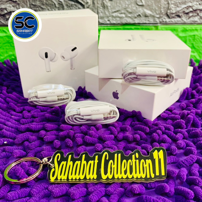 Headset Vivo Dijamin Original Bawaan HP