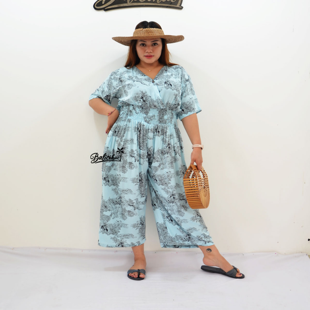 Balicihui Jumpsuit Panjang Jumbo Jumpsuit Victoria Jumpsuit Plus Size Big Size Jumpsuit Panjang