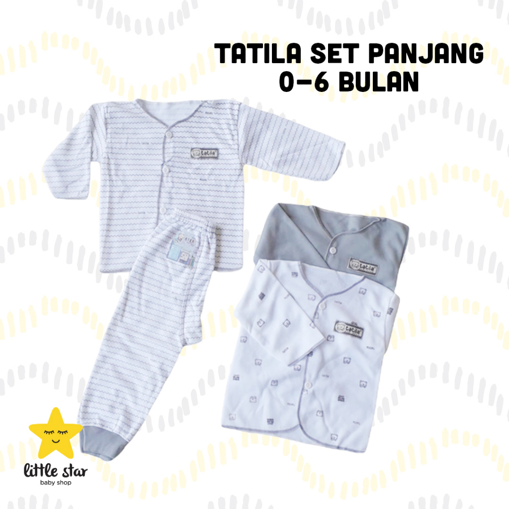 Tatila Set Baju Newborn | Setelan Bayi Kutung Pendek Panjang