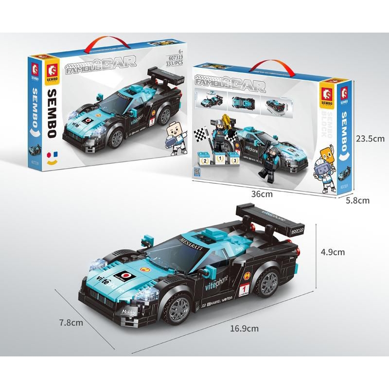 Lego Mobil Balap Maseratti MC12 607319