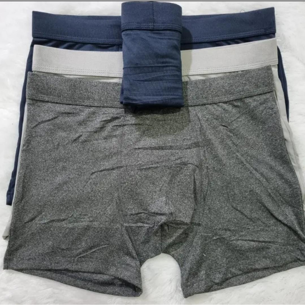 1 BOX ISI 3 | Celana Dalam Boxer IMPORT Katun PREMUIM