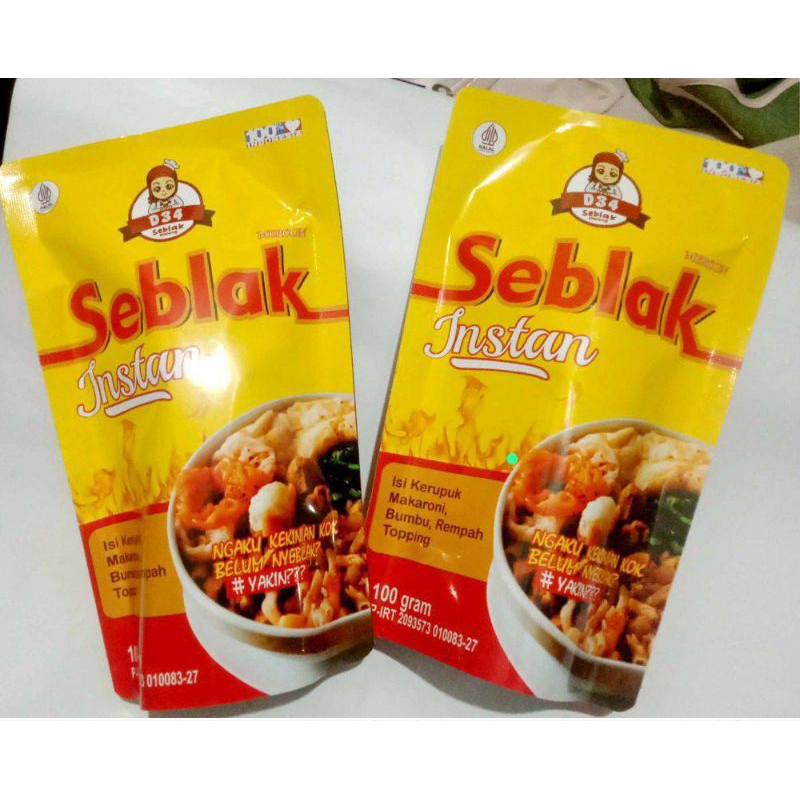 

Seblak instan 100 gram