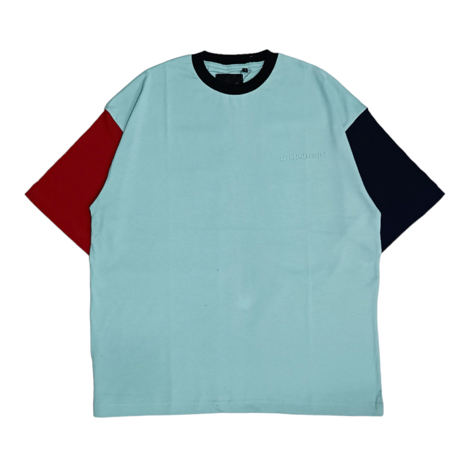 Spellbind Color Block Basic Oversize Type 1 - Aqua