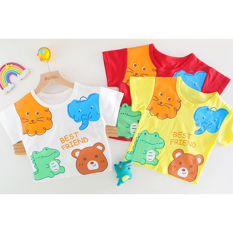 [Promo 7.7] Setelan Kaos Anak Laki Laki Baju Anak Laki Laki Import Summer Set BABYBEN