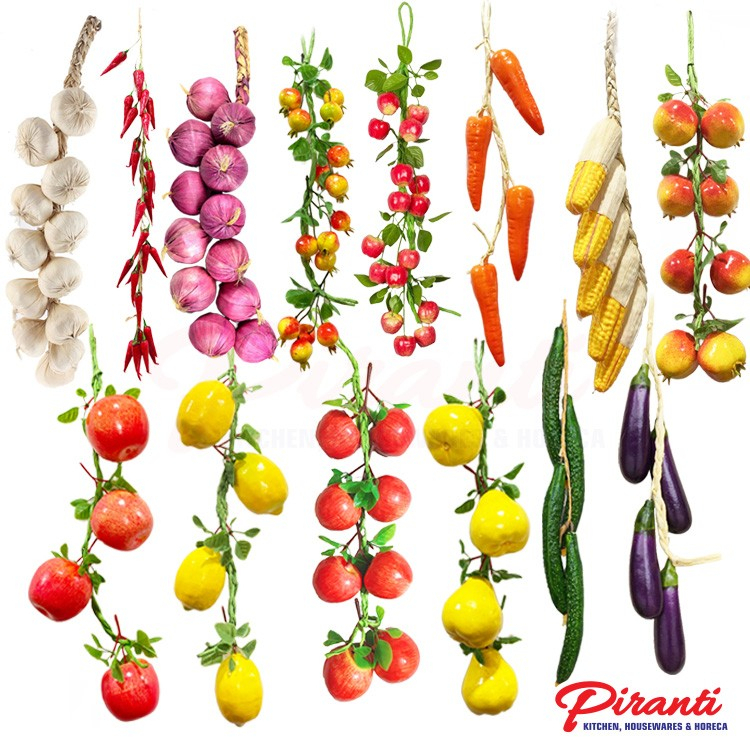Artificial Fruit Vegetable Garland Buah Sayur Gantung Palsu Plastik