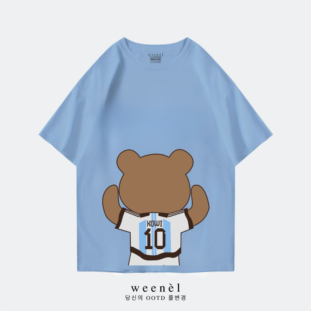 Weenel T-Shirt Oversize Kowi Bear Messi Celebration